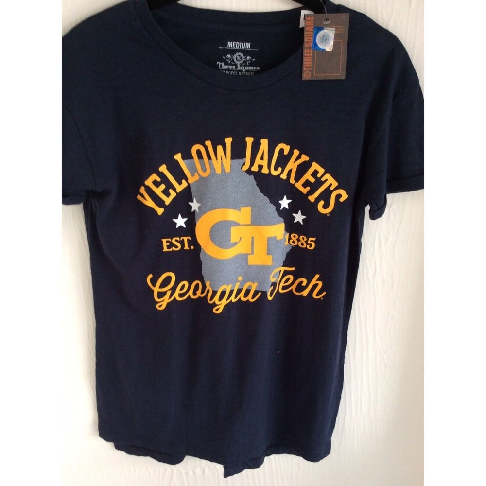 NWT Georgia Tech Yellow Jackets, Three Square By Royce Apparel, Size M